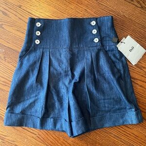 NWT Dolce & Gabbana D&G High-Waisted Denim Shorts